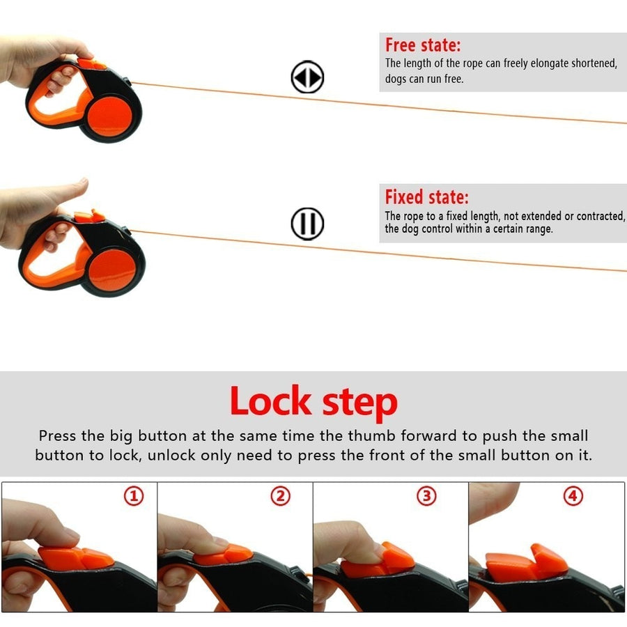 360° Rotation Soft Hand Grip Pet Leash