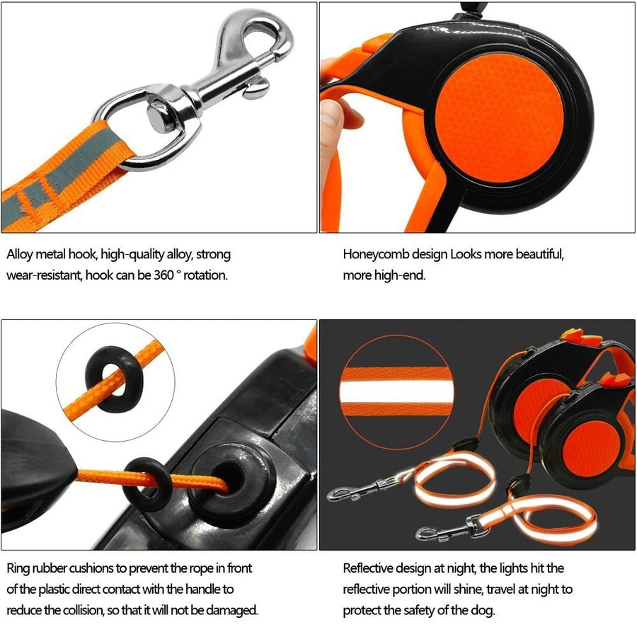 360° Rotation Soft Hand Grip Pet Leash