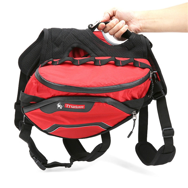 Waterproof Detachable Large Dog Backpack Harness