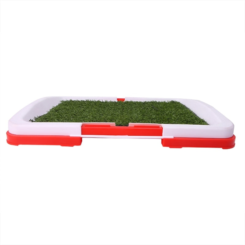 Dog Toilet Potty With Grass Pad