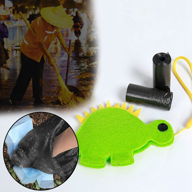 Cute Animal Shape Dog Poop Bag Holder