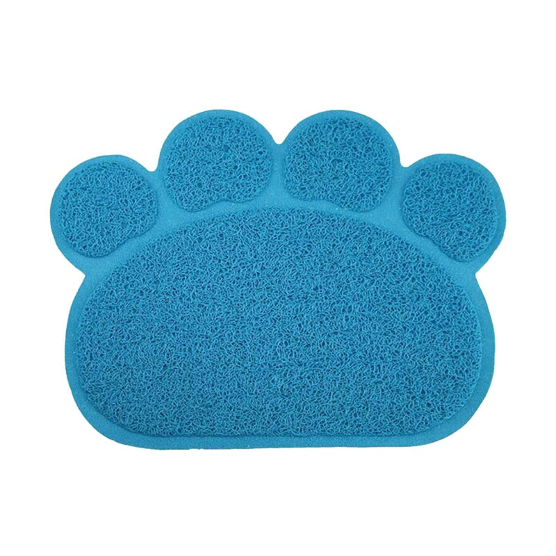 Paw Shaped Cat Litter Mat