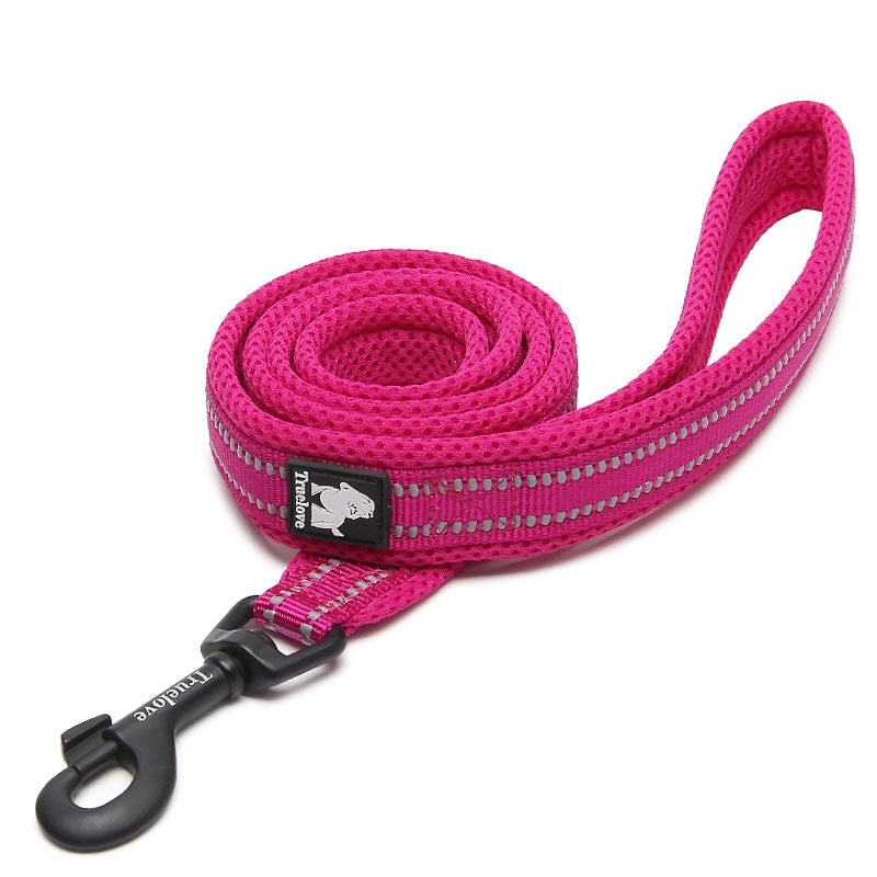 Reflective Nylon Soft Padded Dog Leash