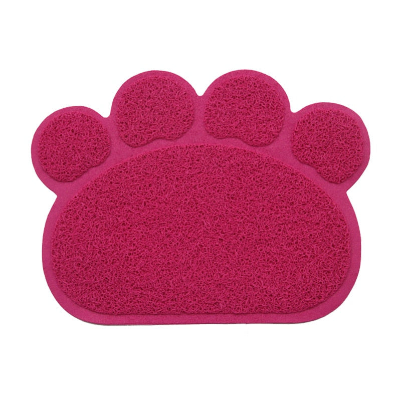 Paw Shaped Cat Litter Mat