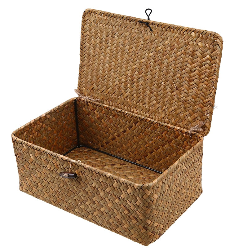 Handmade Rattan Pet Toys Storage Basket