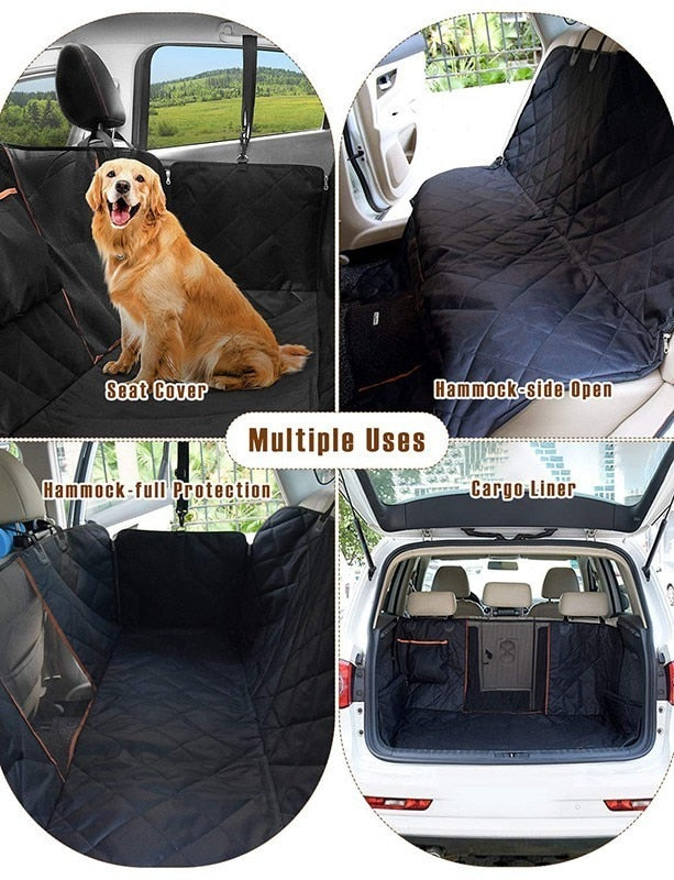 Mesh Visual Window Dog Car Seat Cover