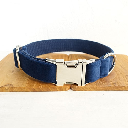 The Sapphire Luxury Dog Collar Set