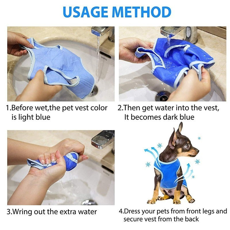 Summer Lightweight Cooling Dog Vest