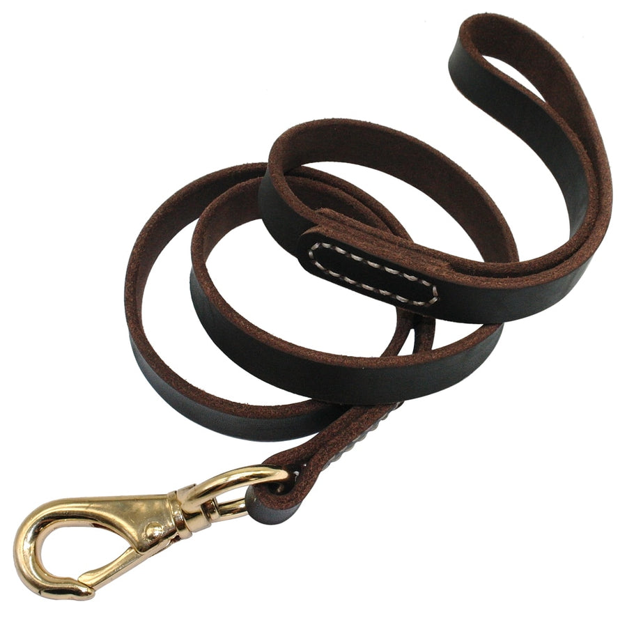 110cm Genuine Leather Dog Leash