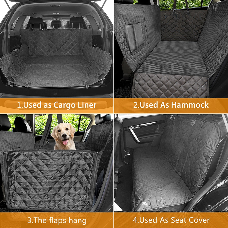 600D Oxford Waterproof Dog Car Seat Cover