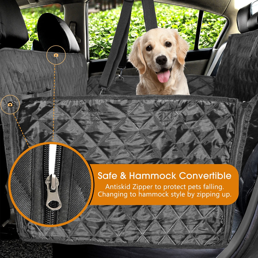 600D Oxford Waterproof Dog Car Seat Cover