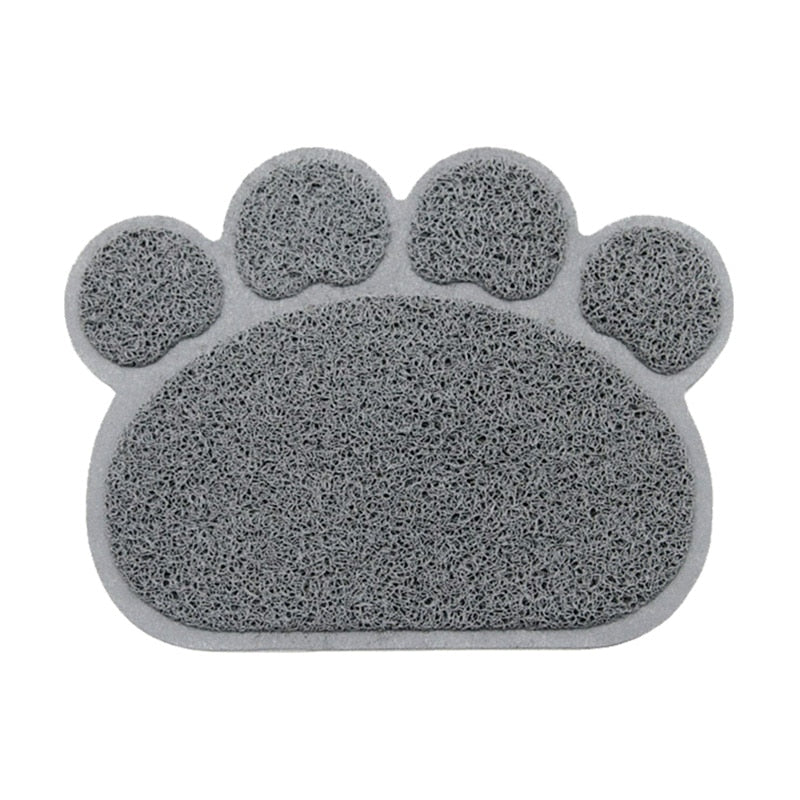 Paw Shaped Cat Litter Mat