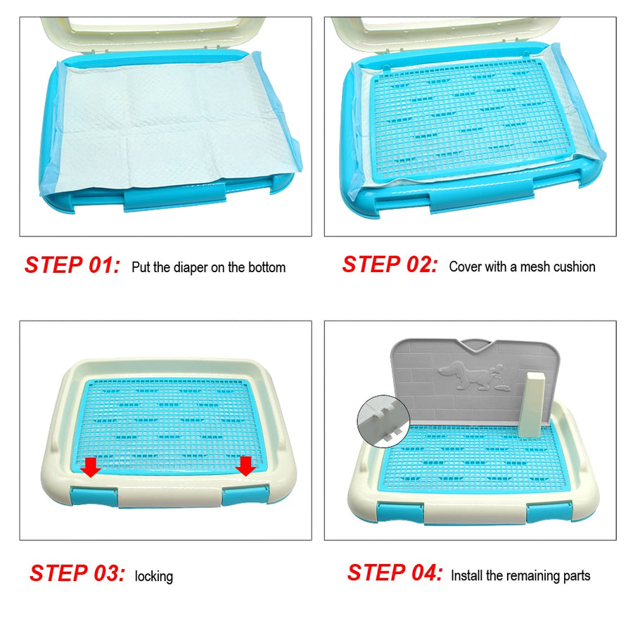 Lattice Dog Training Toilet Tray