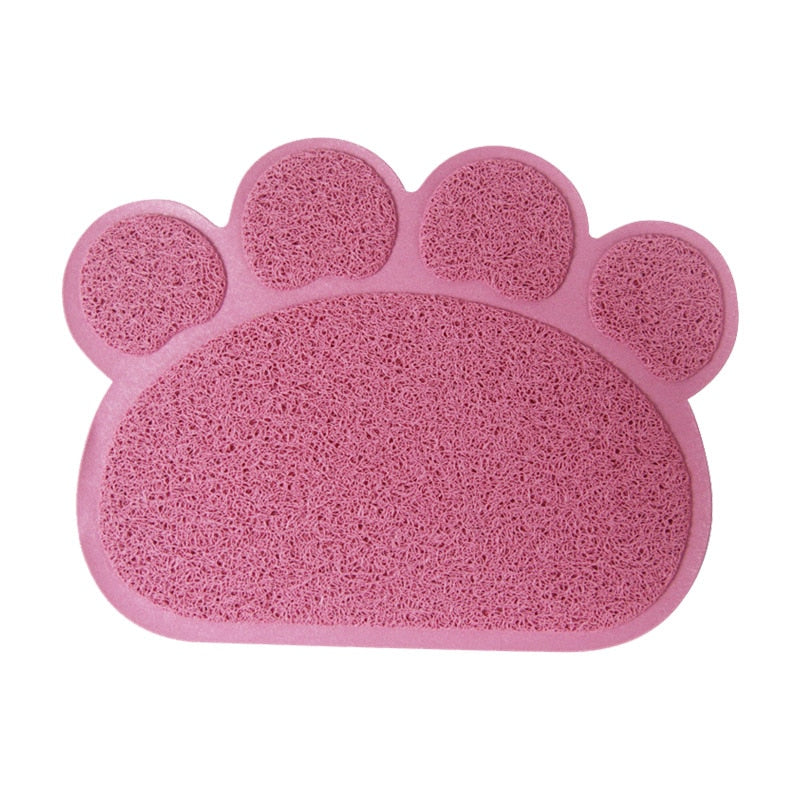 Paw Shaped Cat Litter Mat