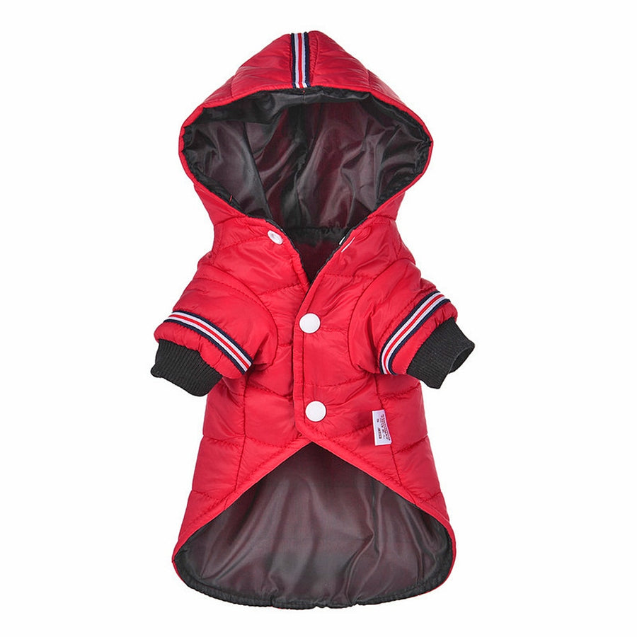 Winter Warm Dog Red Hoodies