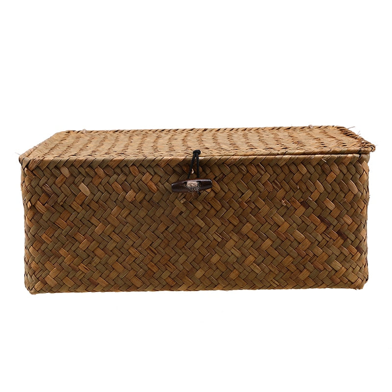 Handmade Rattan Pet Toys Storage Basket