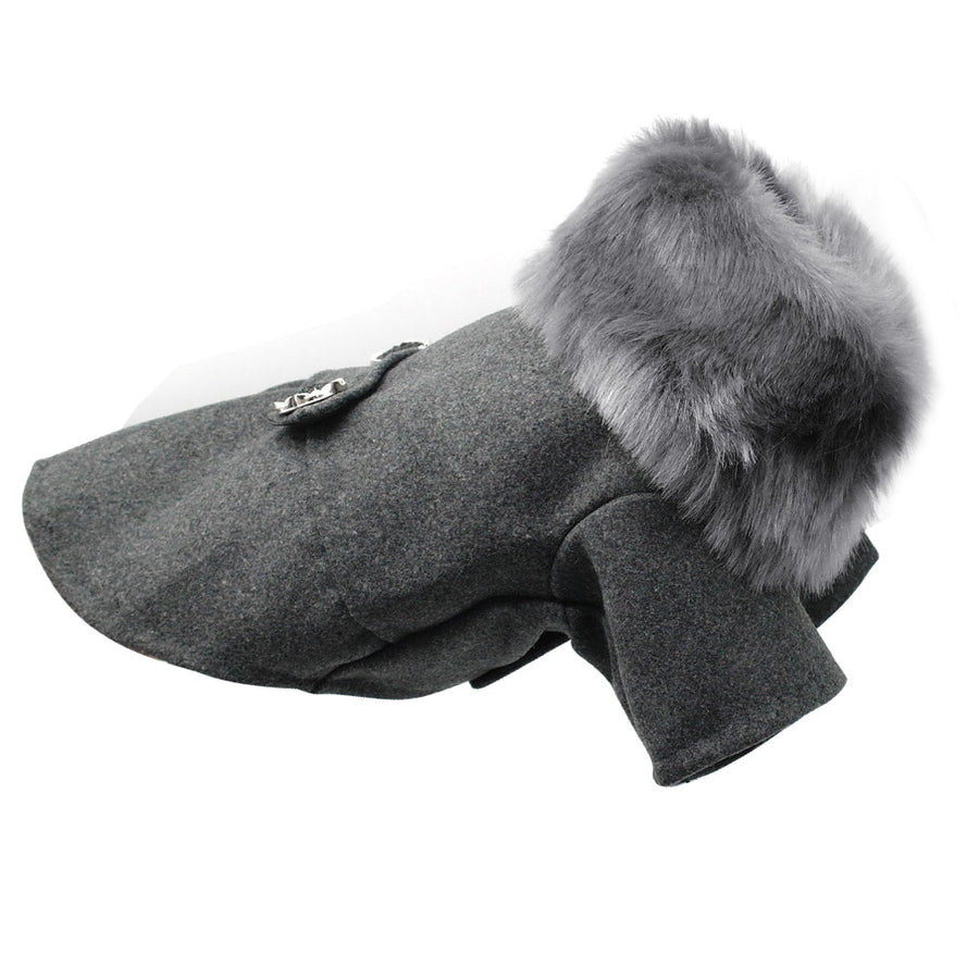 Winter Warm Dog Fur Jacket