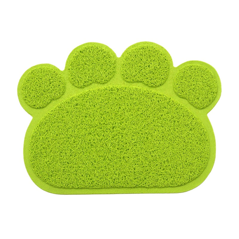 Paw Shaped Cat Litter Mat