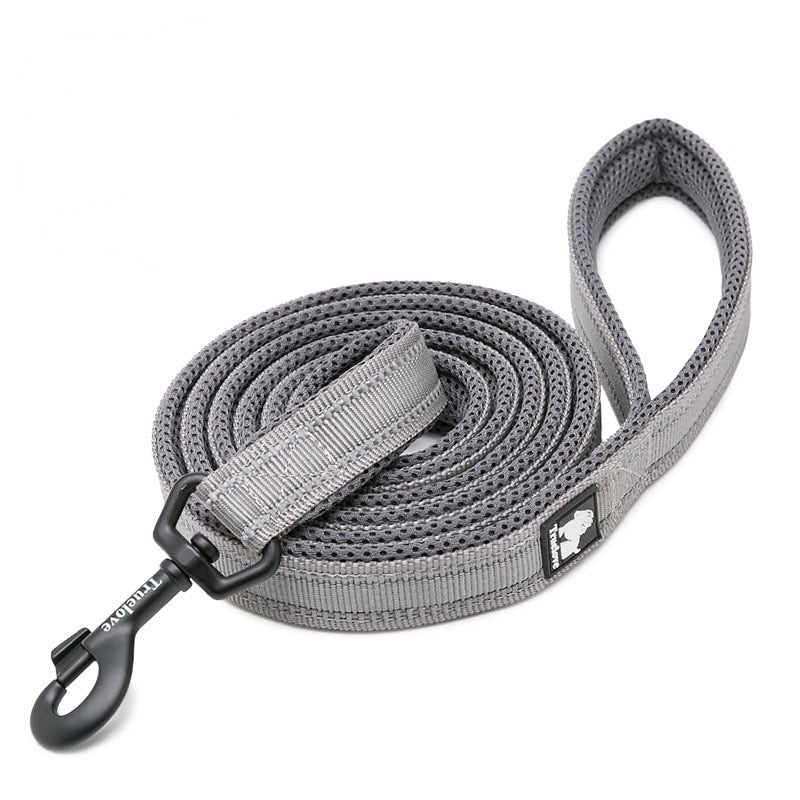 Reflective Nylon Soft Padded Dog Leash