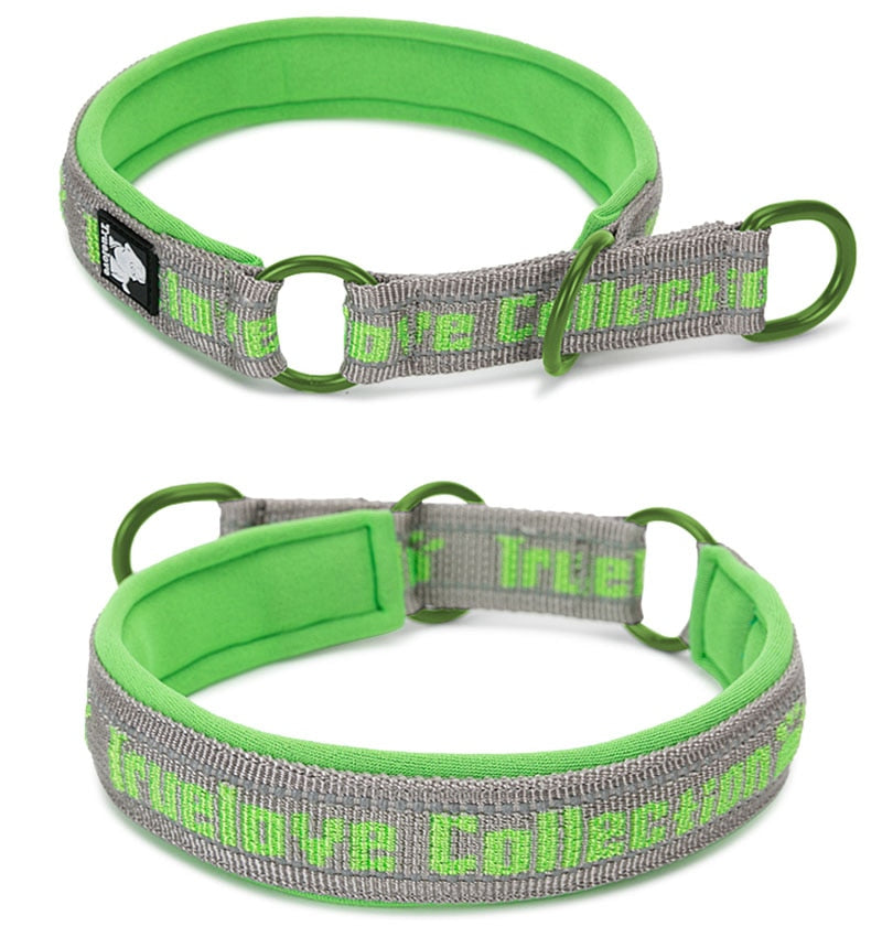 Reflective Soft Slip Dog Choke Collar