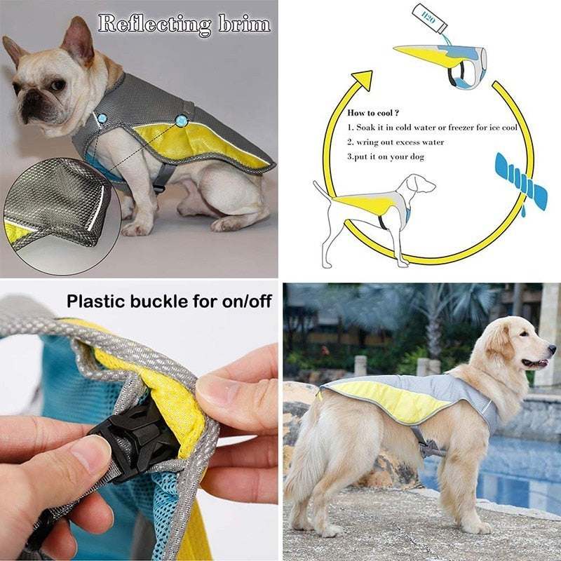 Adjustable Straps Cooling Dog Vest