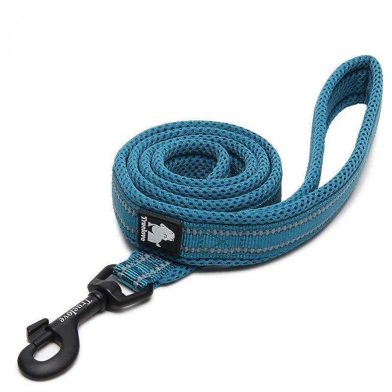 Reflective Nylon Soft Padded Dog Leash