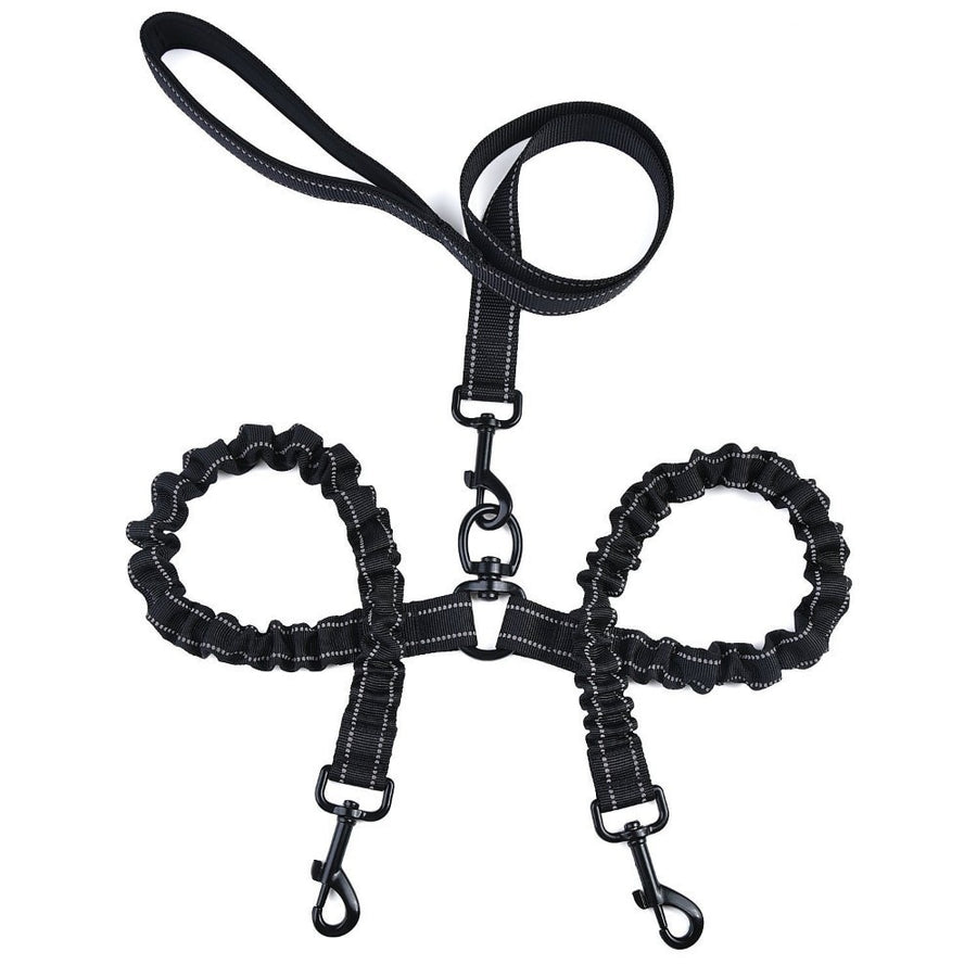 Premium Bungee Double Dog Leash