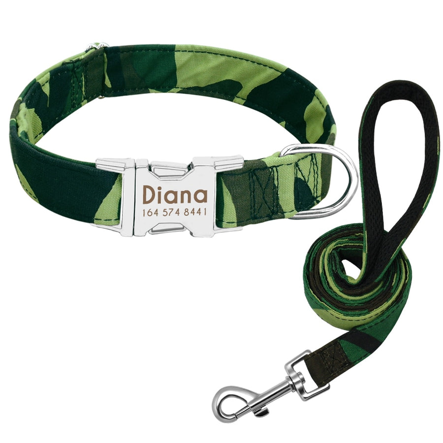 Nylon Print Dog Collars and Leads