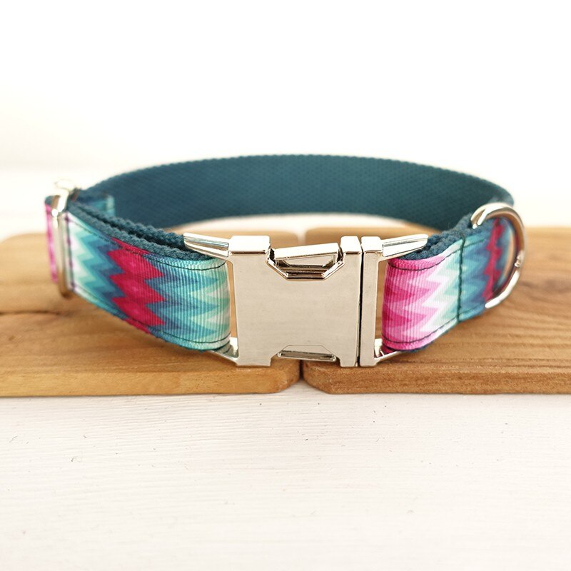 The Peacock Luxury Dog Collar Set