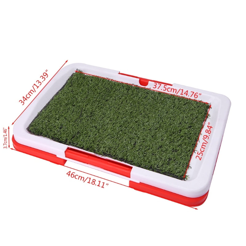 Dog Toilet Potty With Grass Pad