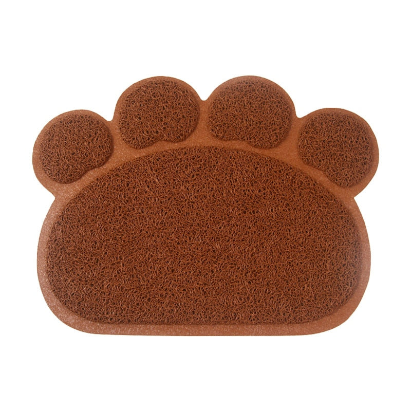 Paw Shaped Cat Litter Mat