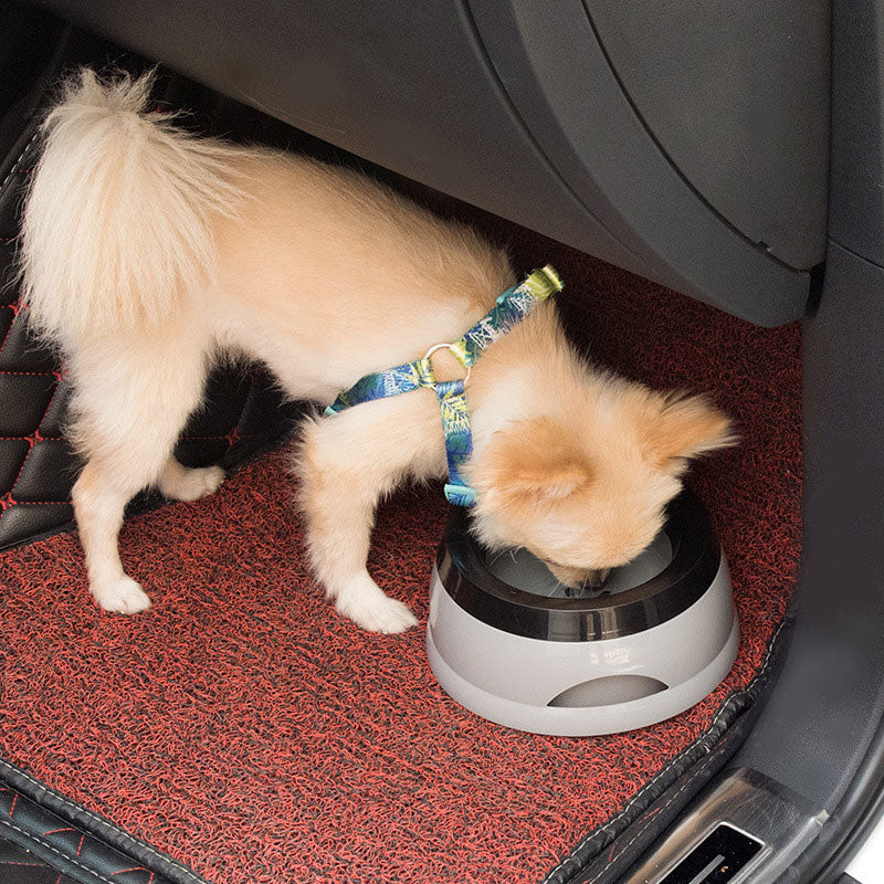 Anti Spill Bottom Pet Car Bowl