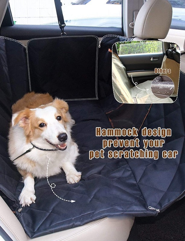 Mesh Visual Window Dog Car Seat Cover