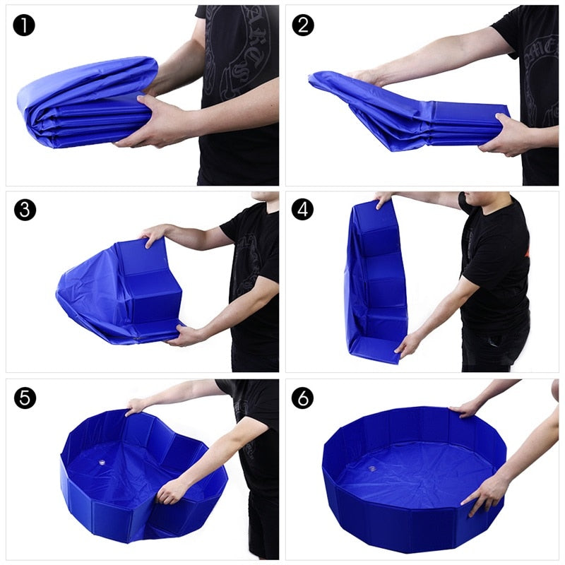 Foldable Pet Swimming Paddling Pool