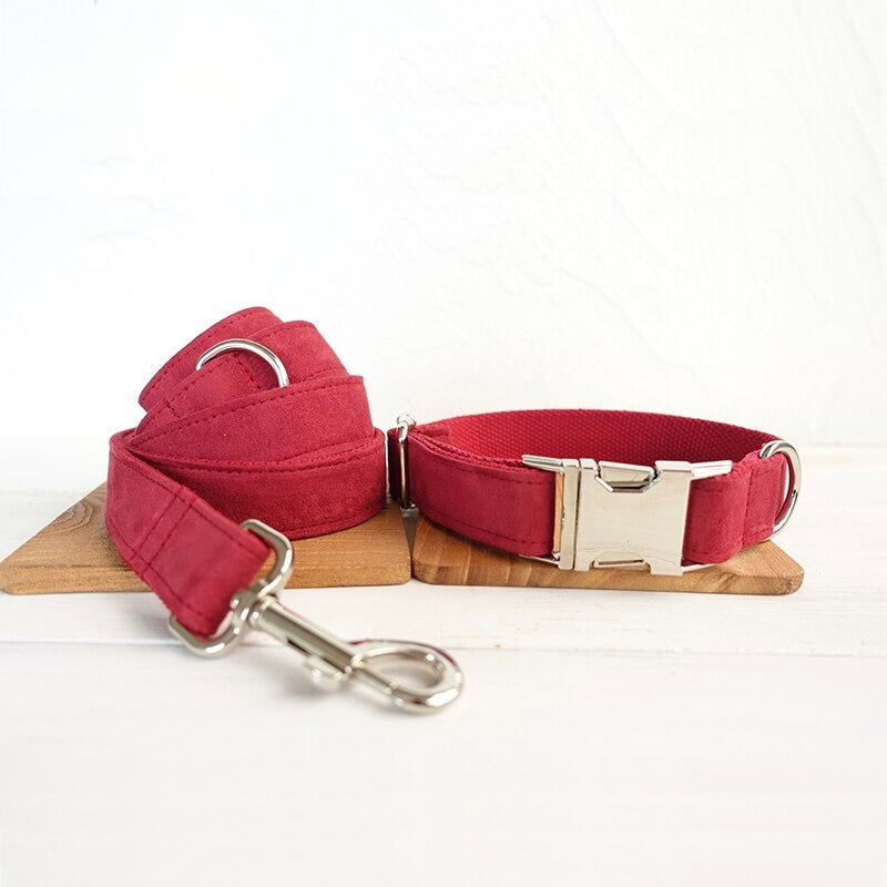 The Cherry Luxury Dog Collar Set