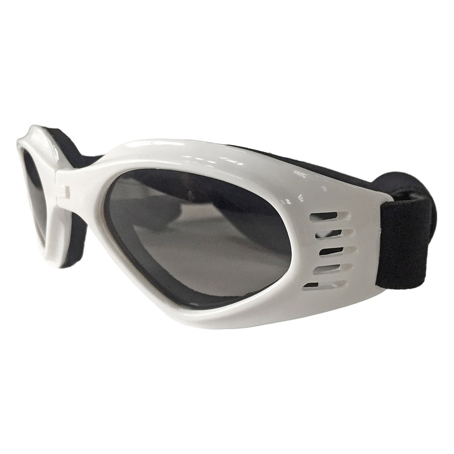 White Fashion Dog Goggles