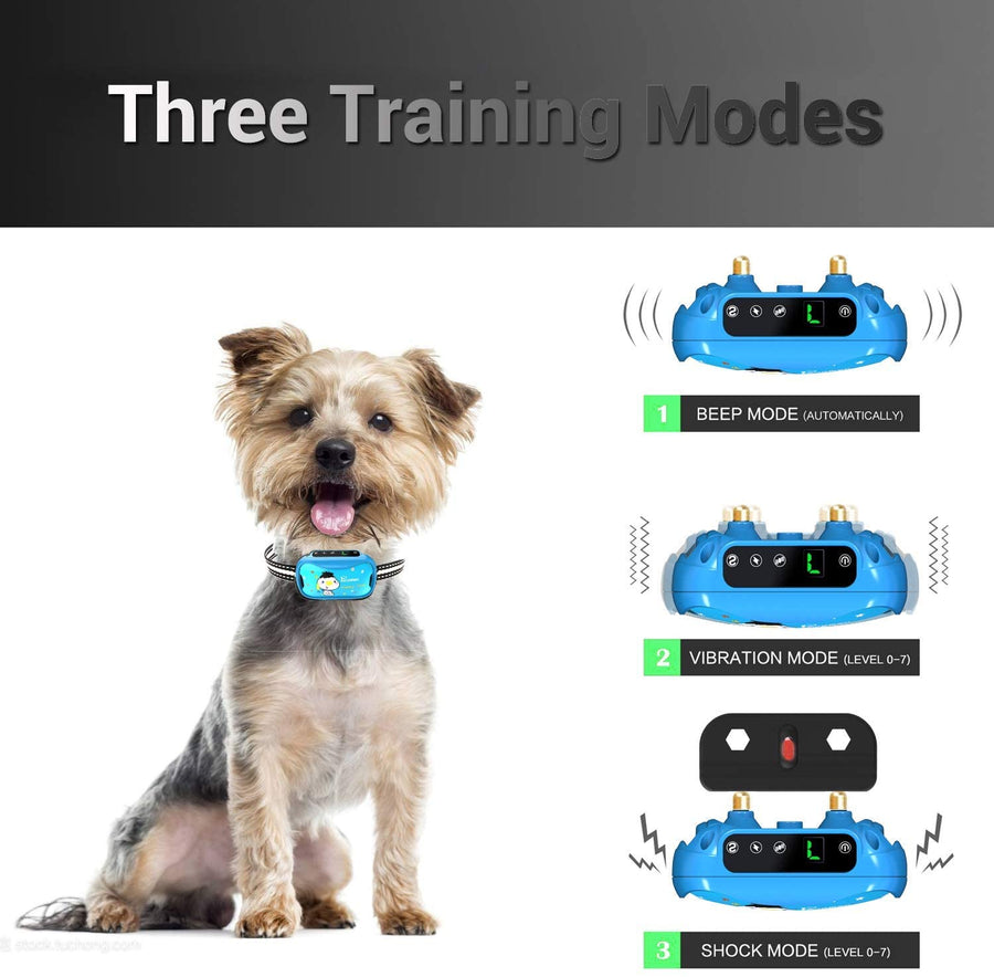 Beep Vibration Rechargeable Dog Collar