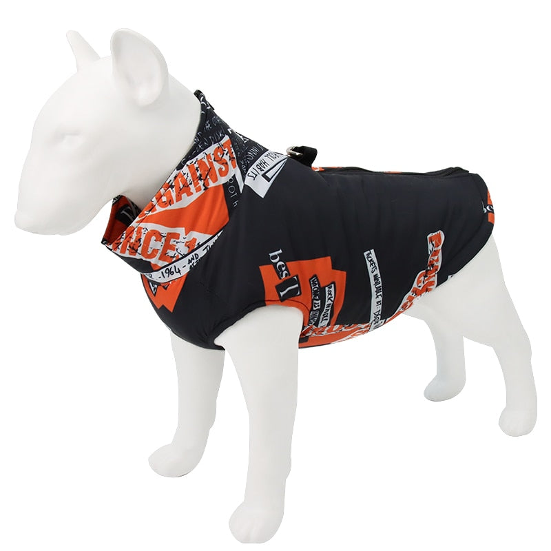 White Winter Warm Dog Jacket