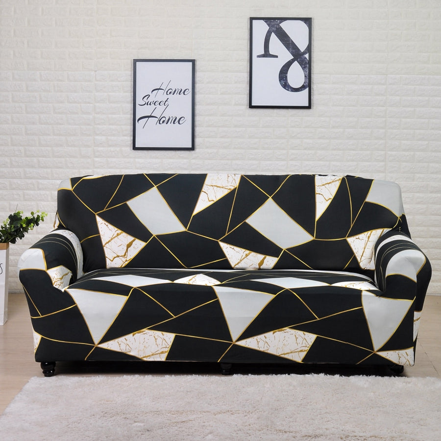 Geometric Elastic Sofa Cover