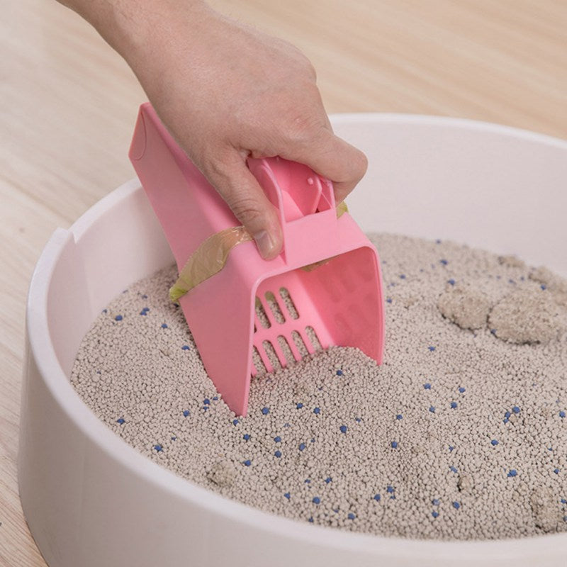 Pet Cat Pink Litter Scooper