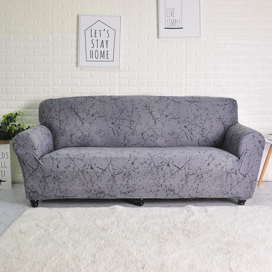 Geometric Elastic Sofa Cover