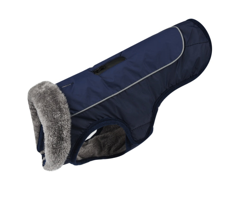 Reflective Warm Fleece Lined Dog Jacket