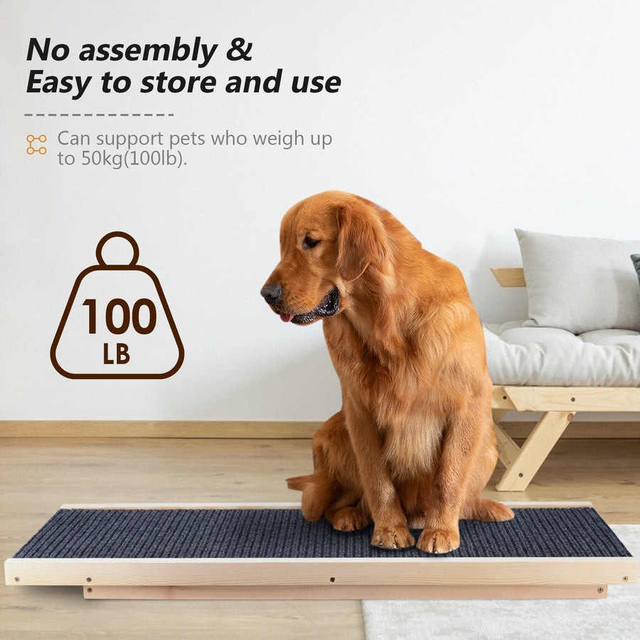 Premium Wooden Dog Ramp