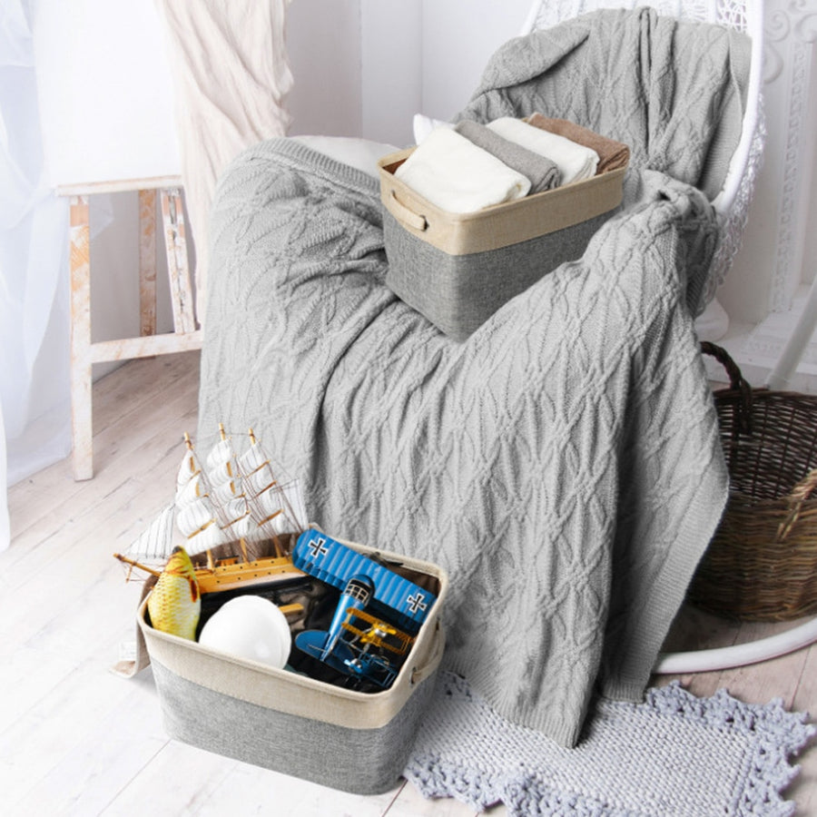 Washable Dog Toy Storage Basket