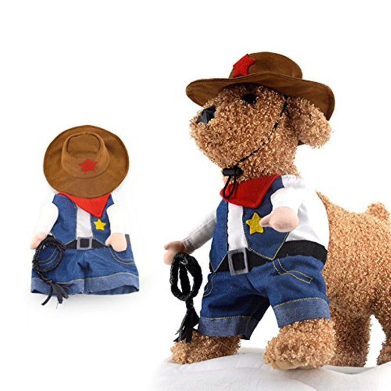 Funny Cowboy Pets Costume