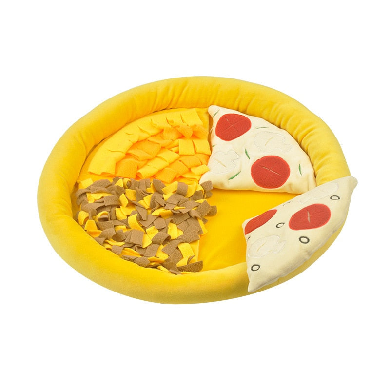 Durable Pizza Pet Snuffle Mat