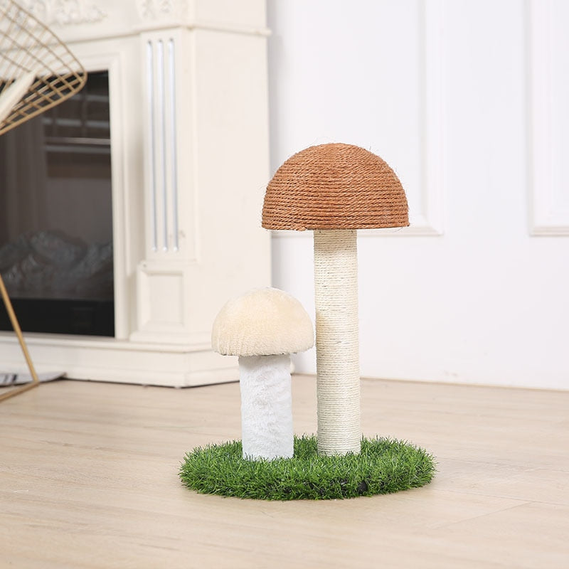 Sisal Mat Mushroom Cat Scratcher