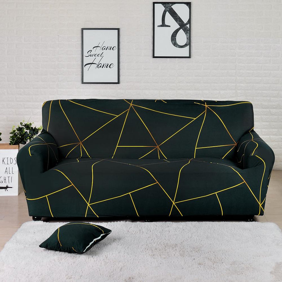 Geometric Elastic Sofa Cover