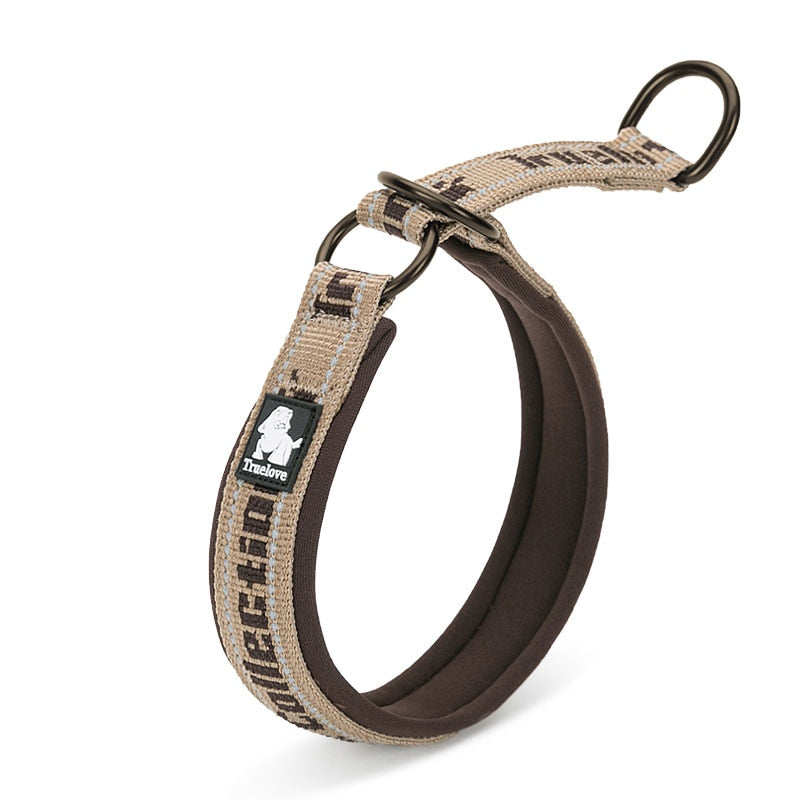 Reflective Soft Slip Dog Choke Collar