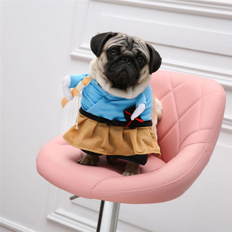 Funny Samurai Pet Costume